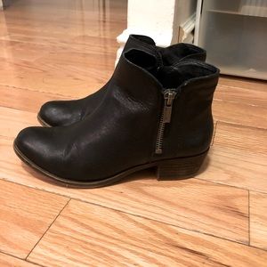 Lucky Brand Black Leather Bootie